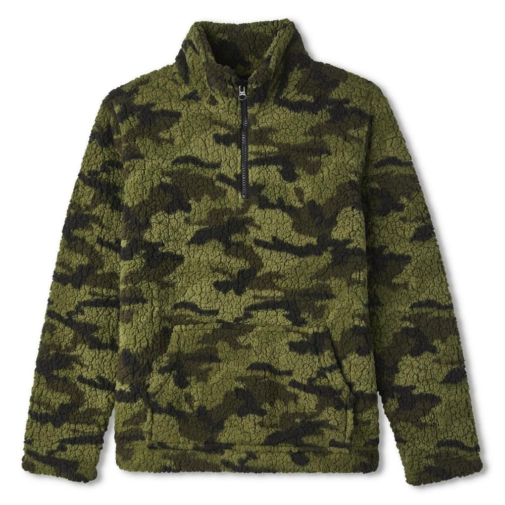 Sherpa Half-Zip Sweater